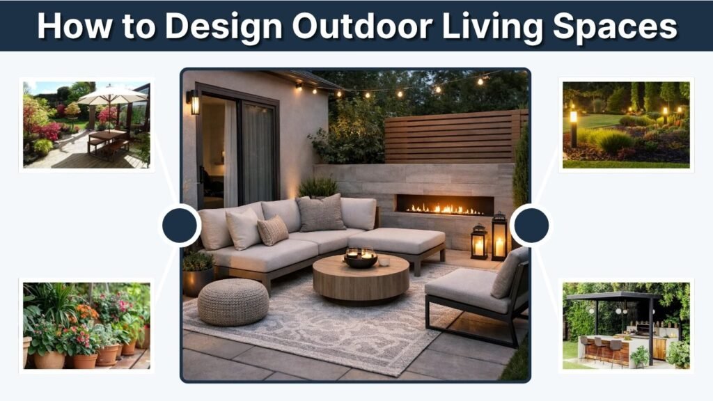 How to Design Outdoor Living Spaces: 10 Easy Ideas