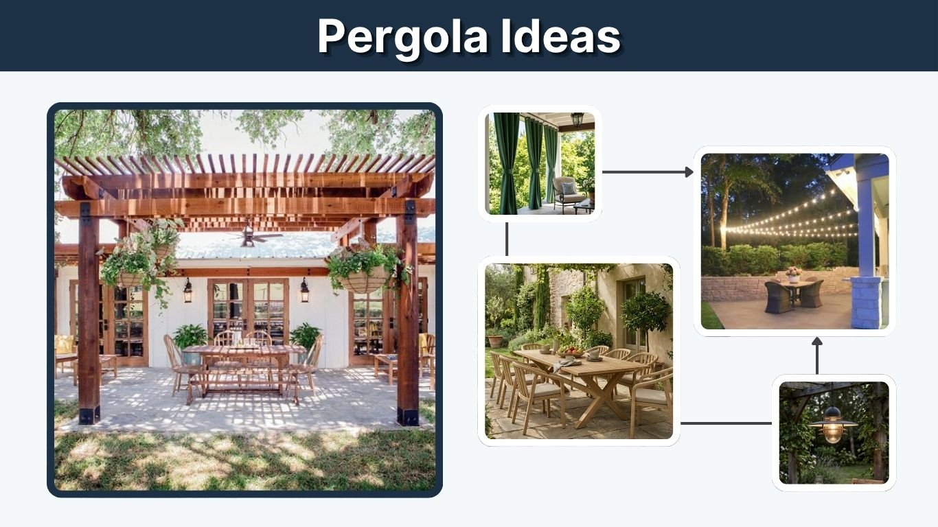 Pergola Ideas: Stylish Designs for Patios and Backyards