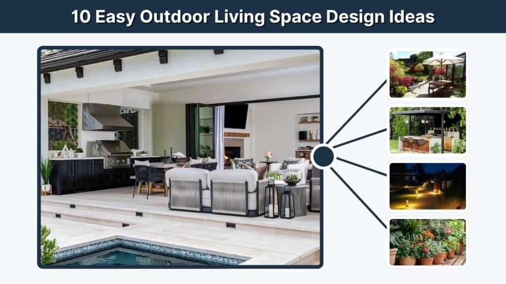 10 Easy Outdoor Living Space Design Ideas