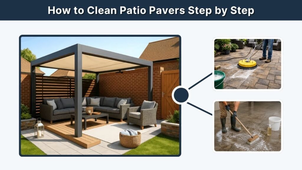 How to Clean Patio Pavers Step by Step