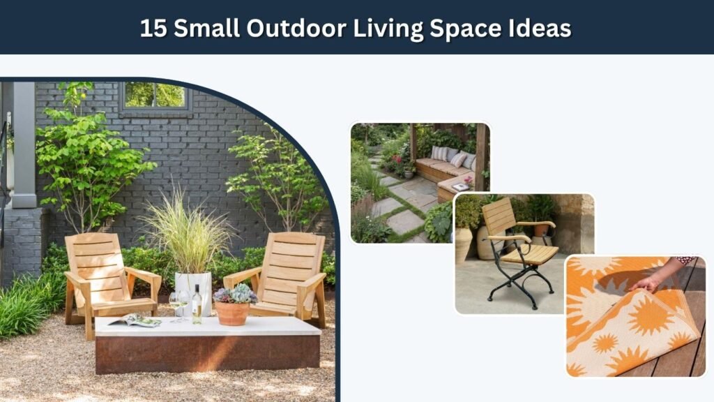 15 Small Outdoor Living Space Ideas