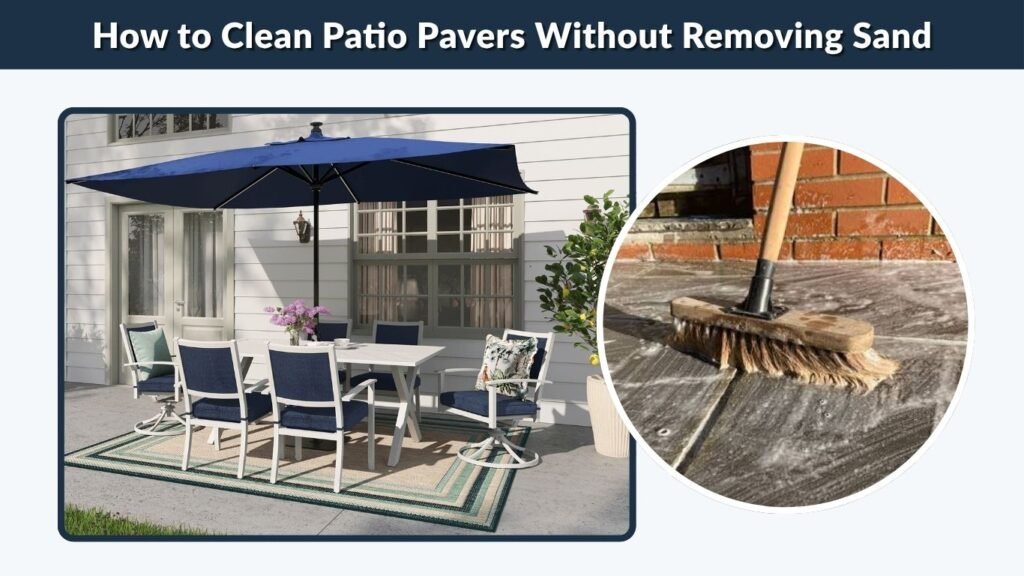 How to Clean Patio Pavers Without Removing Sand