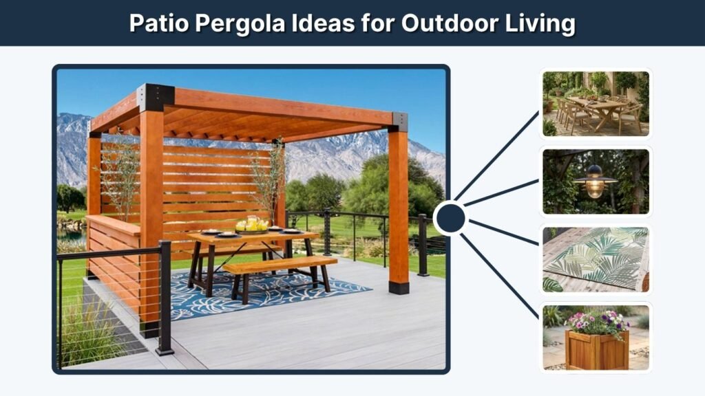Patio Pergola Ideas for Outdoor Living