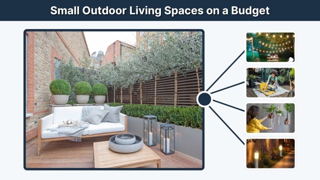 Small Outdoor Living Spaces on a Budget